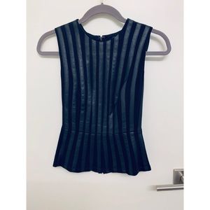 🔸BCBGMaxAzria peplum blouse